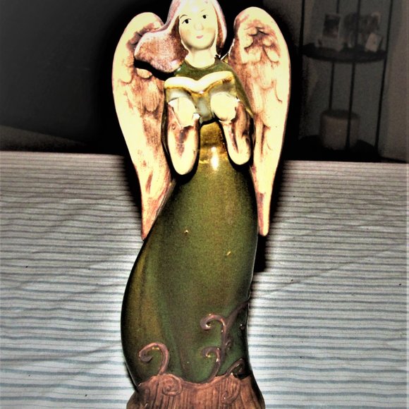 Accents Ceramic Angel Figurine Poshmark